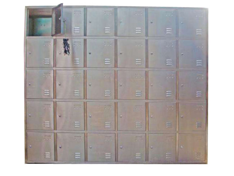 梁子湖30門不銹鋼儲物柜