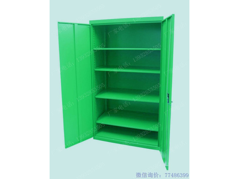 懷來綠色雙門四層工具柜