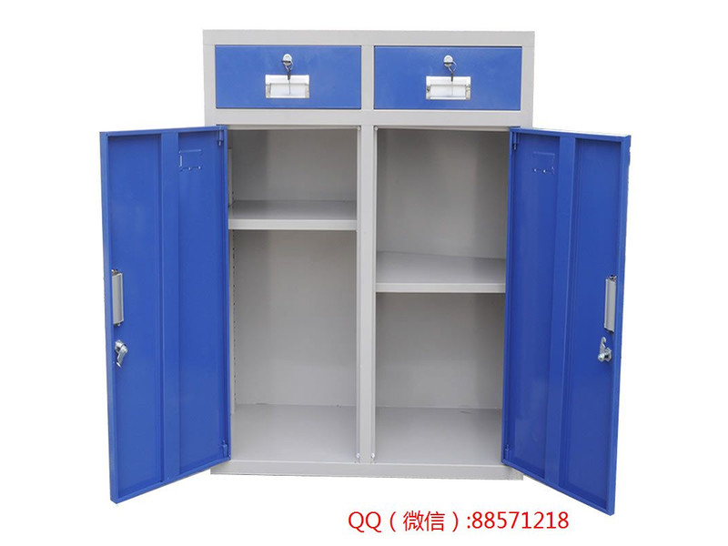 信都兩門帶抽屜工具柜