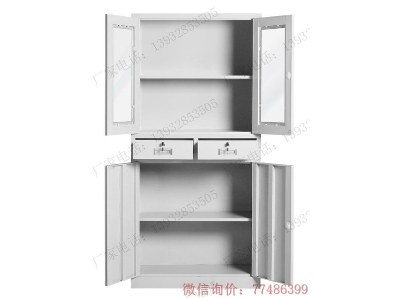 梧州平開(kāi)中二屜鐵柜