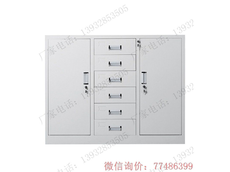 鄂爾多斯雙門中六抽鐵皮柜