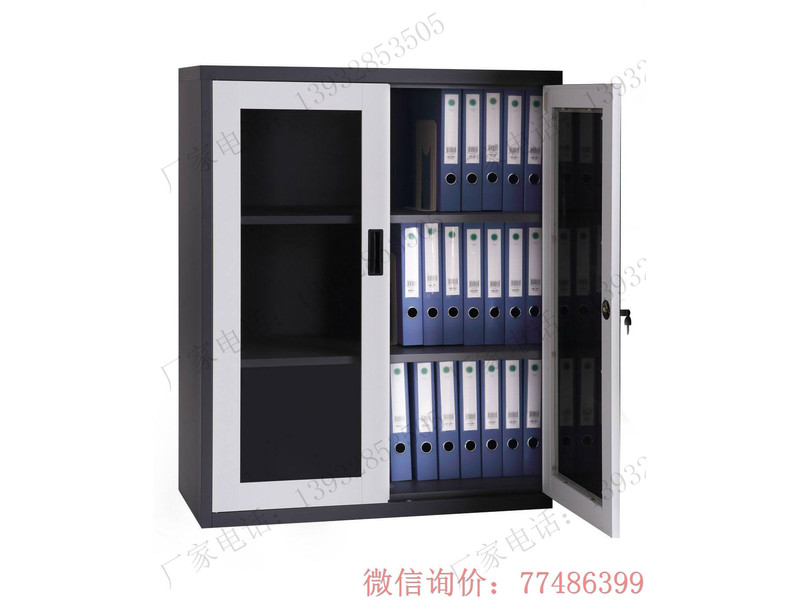 梧州三層玻璃文件柜