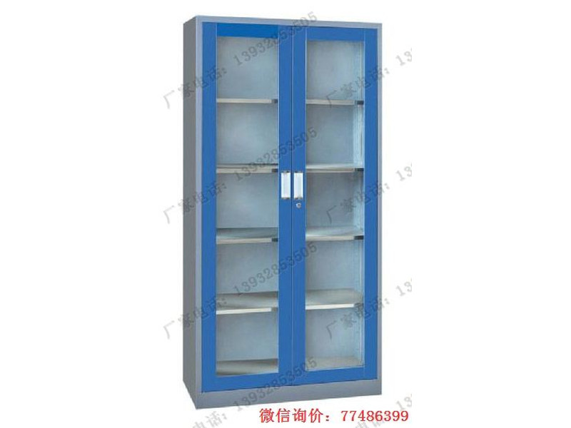 佛山藍(lán)門套色資料鐵皮儀器柜
